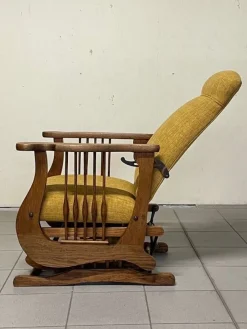Best Pamono Antique Rocking Chair, 1890s