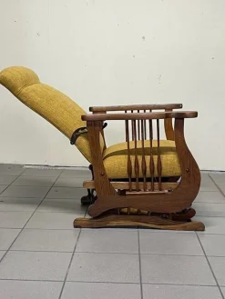 Best Pamono Antique Rocking Chair, 1890s