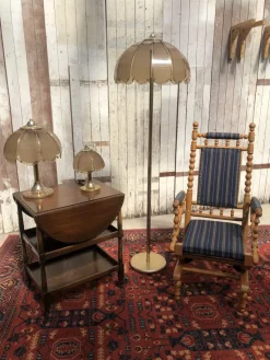 Pamono Antique Rocking Chair, 19th Century><noscript><img width=