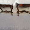 New Pamono Antique Rosewood Console Tables, Set of 2