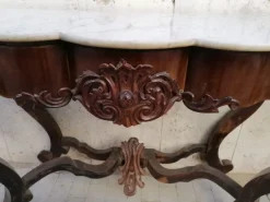 New Pamono Antique Rosewood Console Tables, Set of 2