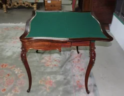 Outlet Pamono Antique Rosewood Game Table