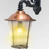 Discount Pamono Antique Round Copper Hanging Wall Lantern