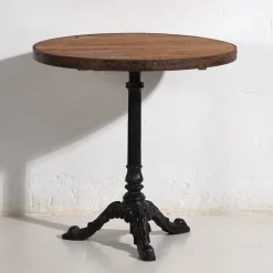 New Pamono Antique Round Garden Table, 1920s