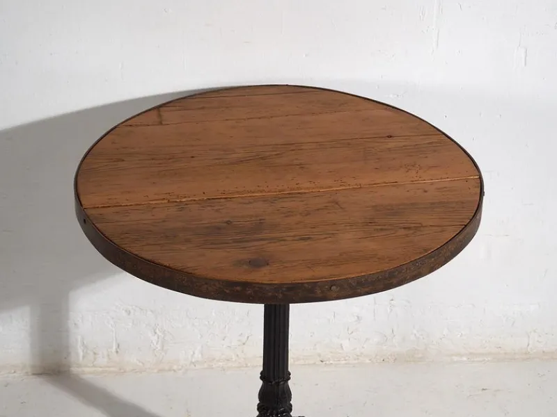 New Pamono Antique Round Garden Table, 1920s