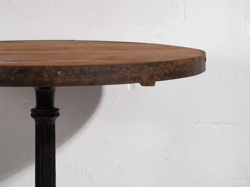 New Pamono Antique Round Garden Table, 1920s