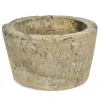 Pamono Antique Round Stone Planter> Planters And Jardiniere