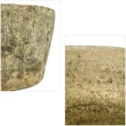 Pamono Antique Round Stone Planter><noscript><img width=