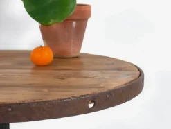 Pamono Antique Round Terrace Table, 1900s><noscript><img width=