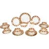 Outlet Pamono Antique Royal Albert Crown China Porcelain Tea Set, 1920s, Set of 21