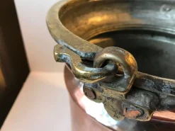 Pamono Antique Scandinavian Coal or Fireplace Bucket in Copper, 18th Century><noscript><img width=