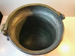 Pamono Antique Scandinavian Coal or Fireplace Bucket in Copper, 18th Century><noscript><img width=