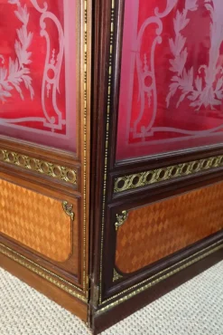 Clearance Pamono Antique Screen in Glass