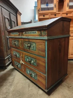 Pamono Antique Secretaire in Pine, 1850><noscript><img width=
