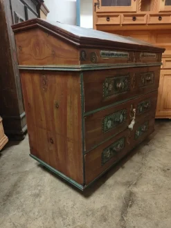 Pamono Antique Secretaire in Pine, 1850><noscript><img width=