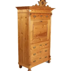 Pamono Antique Secretaire in Softwood, 1880> Secretaires