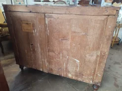 Pamono Antique Secretaire with Drop-Leaf Top Drawer and Internal Drawers in Briar Root, 1890