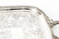 New Pamono Antique Sheffield Silver Plated Tray, 1780s