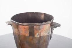 Pamono Antique Shell Ice Bucket in Silver, 1960s><noscript><img width=