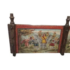 Pamono Antique Sicilian Painted Wainscot, 1800s