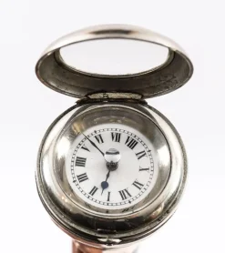 Pamono Antique Silver and Snakewood Watch Opera Cane, 1800s><noscript><img width=