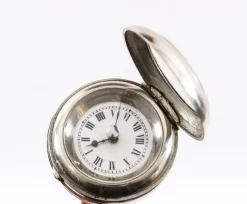 Pamono Antique Silver and Snakewood Watch Opera Cane, 1800s><noscript><img width=