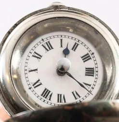 Pamono Antique Silver and Snakewood Watch Opera Cane, 1800s><noscript><img width=