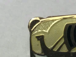 Pamono Antique Silver Gilt and Enamel Viking Ship Brooch by Gustav Gaudernack, 19th Century><noscript><img width=
