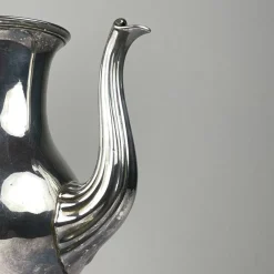 Hot Pamono Antique Silver Plated Coffee Pot from Christofle