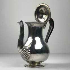 Hot Pamono Antique Silver Plated Coffee Pot from Christofle
