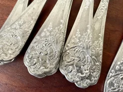 Online Pamono Antique Silver Plated Cutlery, Set of 18
