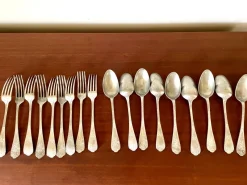 Online Pamono Antique Silver Plated Cutlery, Set of 18