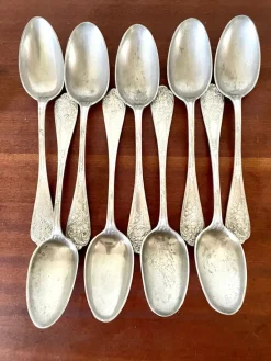 Online Pamono Antique Silver Plated Cutlery, Set of 18