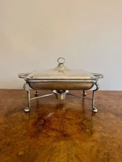 Pamono Antique Silver Plated Egg Warmer by Mappin and Webb, 1900> Dinnerware Accessories