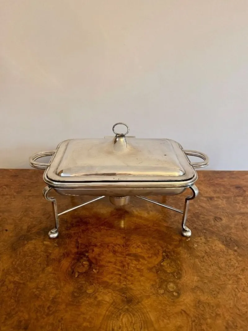 Pamono Antique Silver Plated Egg Warmer by Mappin and Webb, 1900> Dinnerware Accessories