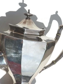 Pamono Antique Silver Plated Tea and Coffee Set from Reed & Barton, Set of 5><noscript><img width=