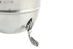 New Pamono Antique Silver Salt Shakers, 1906, Set of 2