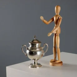 Pamono Antique Silver Sugar Bowl, Italy, 20th Century> Coffee & Tea Service