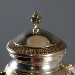 Pamono Antique Silver Sugar Bowl, Italy, 20th Century><noscript><img width=