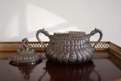 Outlet Pamono Antique Silver Sugar Bowl