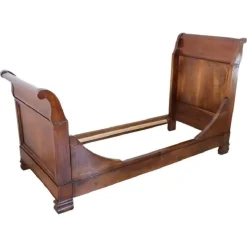 Pamono Antique Single Bed in Walnut, 19th Century> Beds & Bedroom Sets