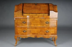 Discount Pamono Antique Slanted Flap Secretary in Walnut Veneer