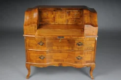 Discount Pamono Antique Slanted Flap Secretary in Walnut Veneer