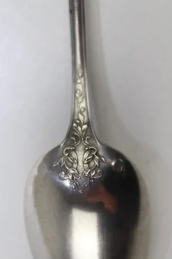 Online Pamono Antique Solid Silver Soup Spoons, 1900s, Set of 12
