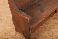 Pamono Antique Solid Wood Bench with Small Drawer><noscript><img width=