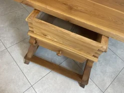 Pamono Antique Solid Wood Farmhouse Table><noscript><img width=