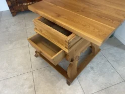 Pamono Antique Solid Wood Farmhouse Table><noscript><img width=