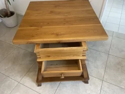 Pamono Antique Solid Wood Farmhouse Table><noscript><img width=