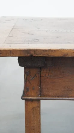 Pamono Antique Southern European Chestnut Coffee Table with Drawer, 18th Century><noscript><img width=