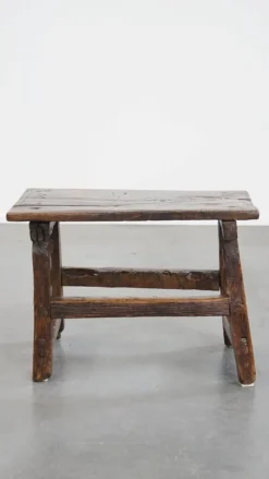 Pamono Antique Spanish Side Table or Stool, 16th Century> Wall Decor